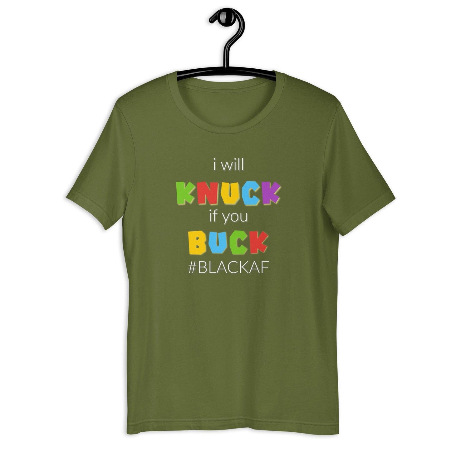 Black af Knuck Buck tshirt throw hands tee Black Melanin pride Juneteenth shirt our History Gift tshirtUnisex t-shirt