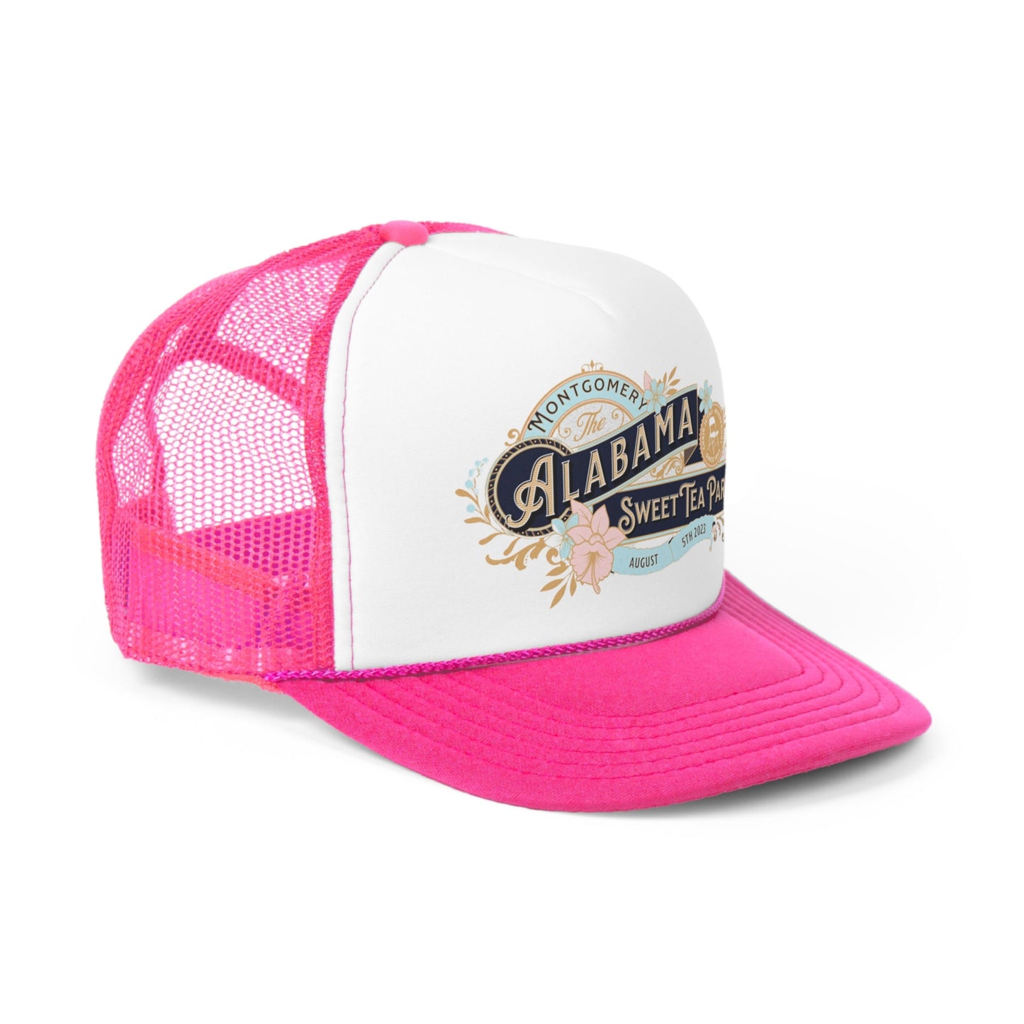 Alabama Fight , white folding chair, Alabama sweet tea party,Trucker Caps