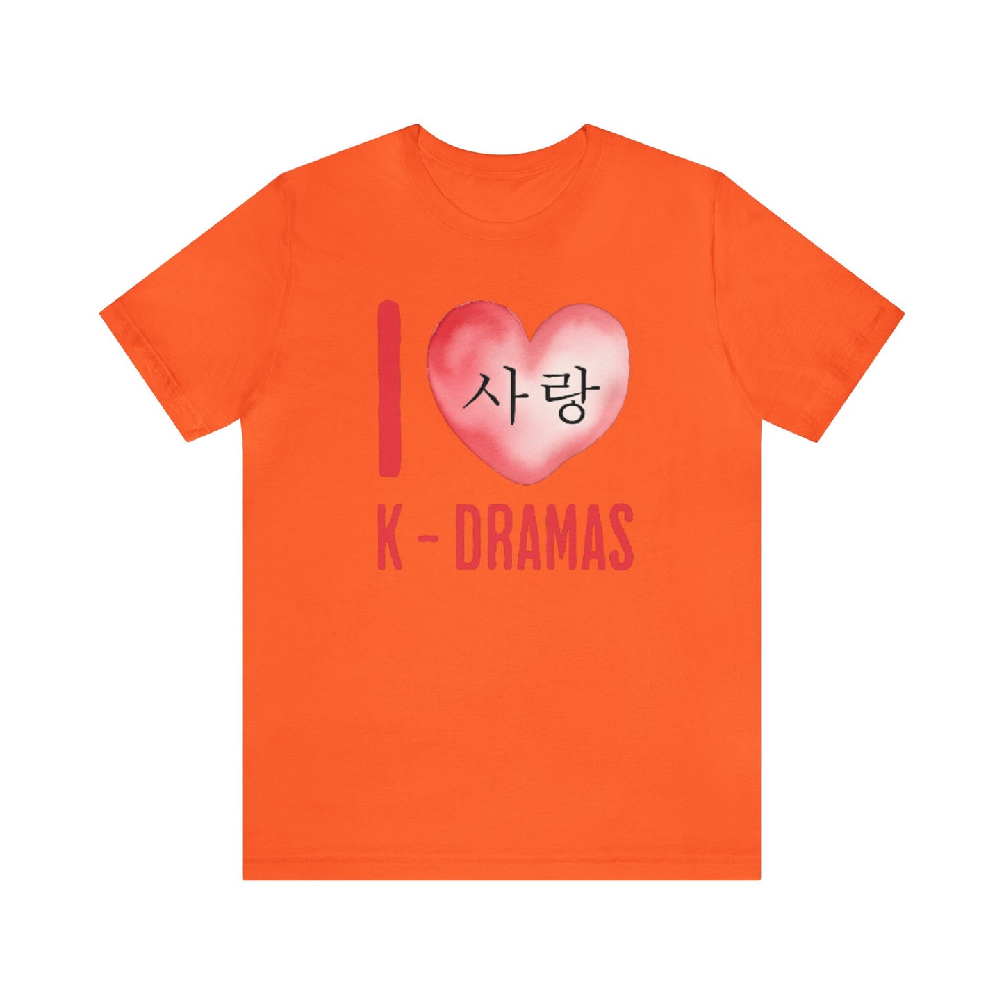 Korean K-drama love, Unisex Jersey Short Sleeve Tee