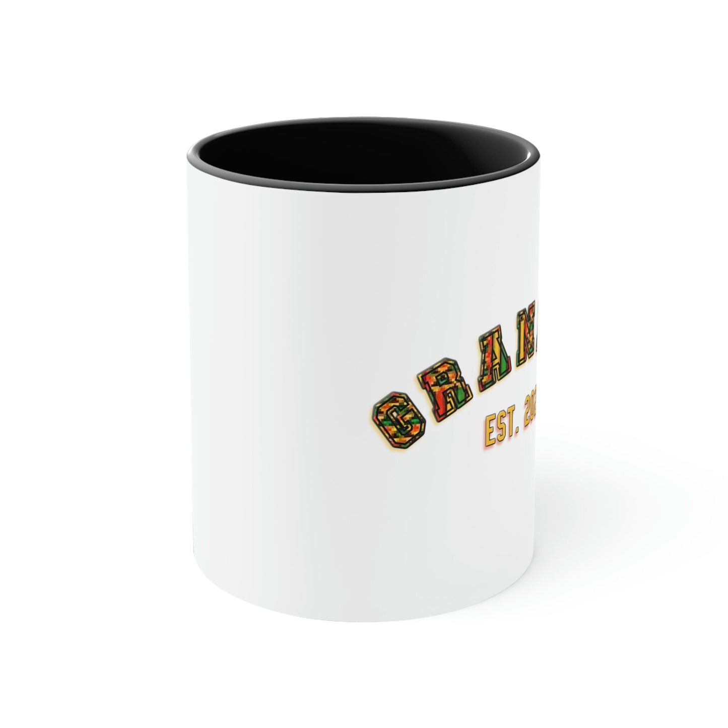 Grandpa Established 2023 Accent Coffee Mug, 11oz
