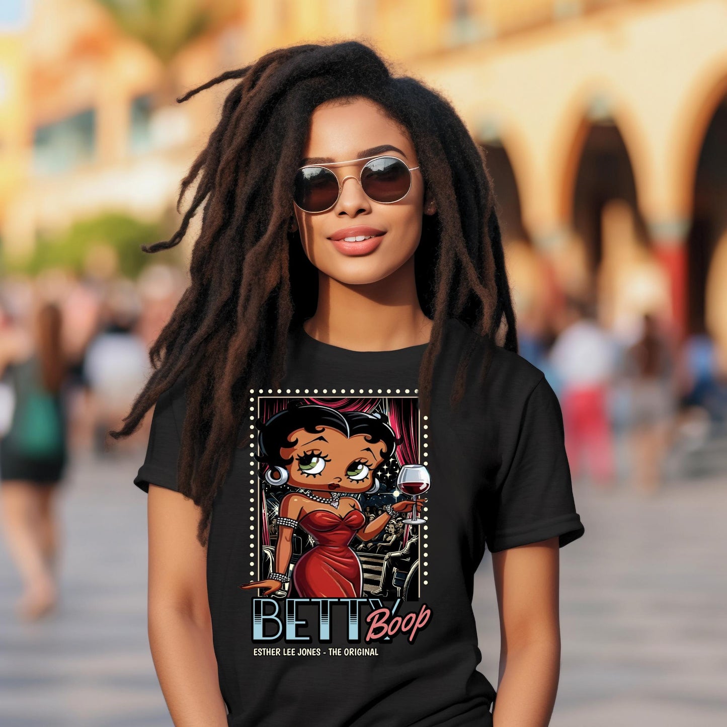 Retro Betty Boop Tee, Vintage Style Unisex T-Shirt, Fun Gift for Her, Cartoon Fan Apparel, Club Retro Shirt
