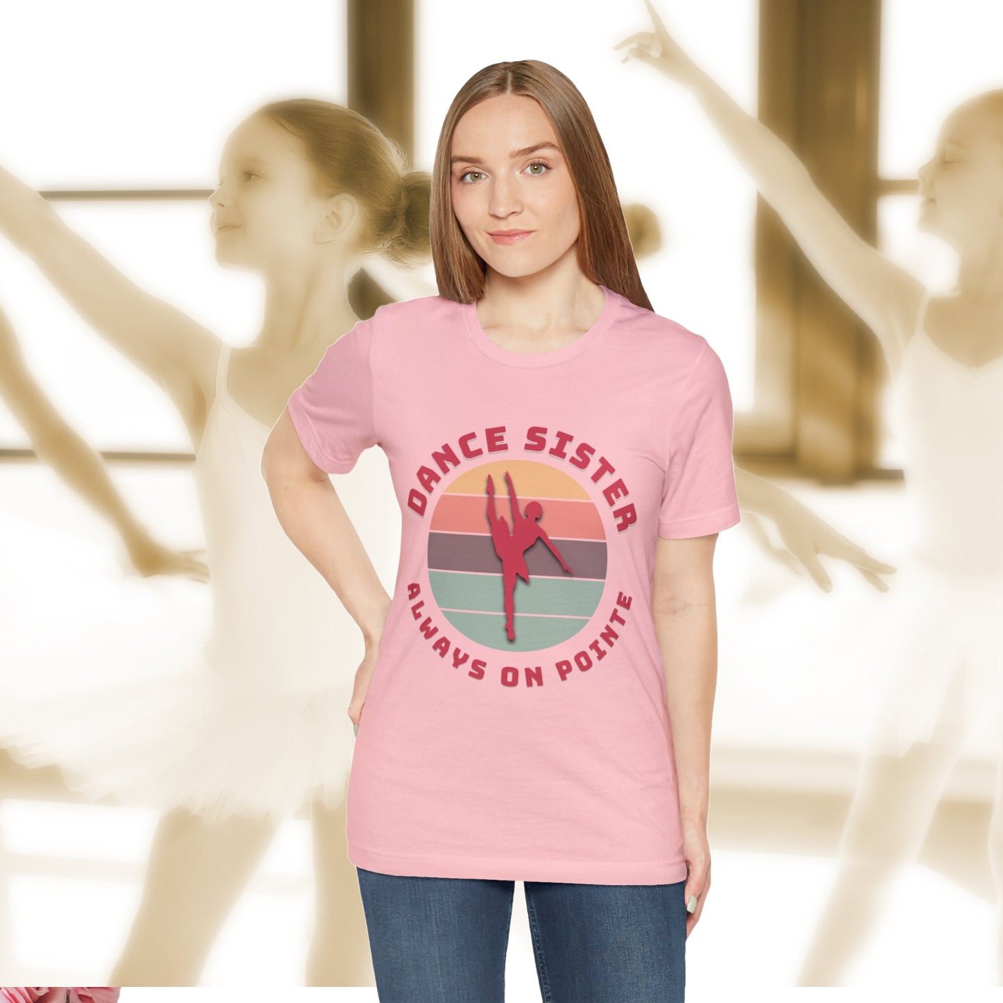 Dance Sister Shirts, Dance Shirts for Girls, Dancer Gifts for Women, Ballet Dancer Shirt, Dancing Gifts,Gift for Sister,Sister Birthday Gift