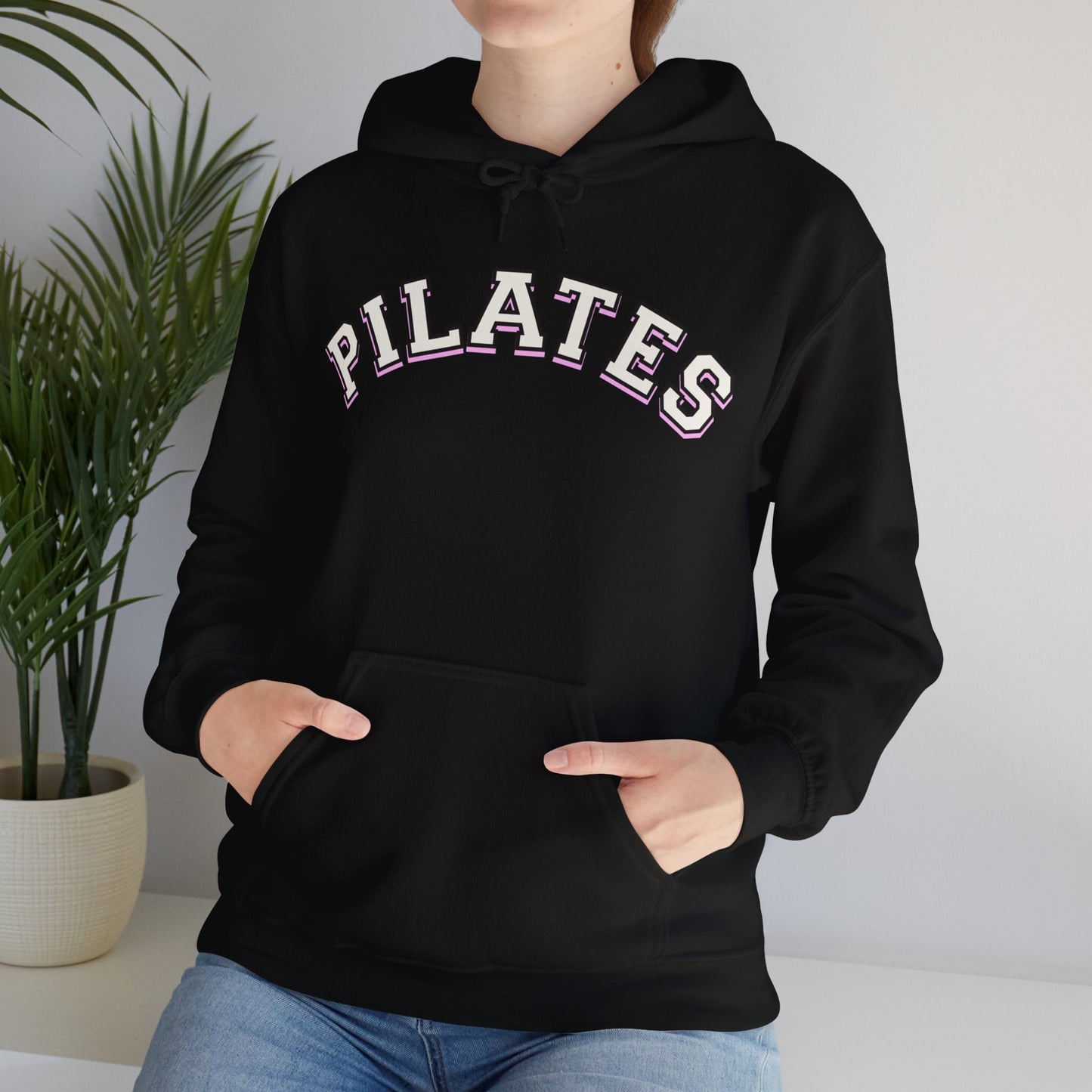 Pilates Lover Hoodie, Winter Sweatshirt, Gift for Her, Cozy Pullover, Pilates Gift Hooded Sweatshirt