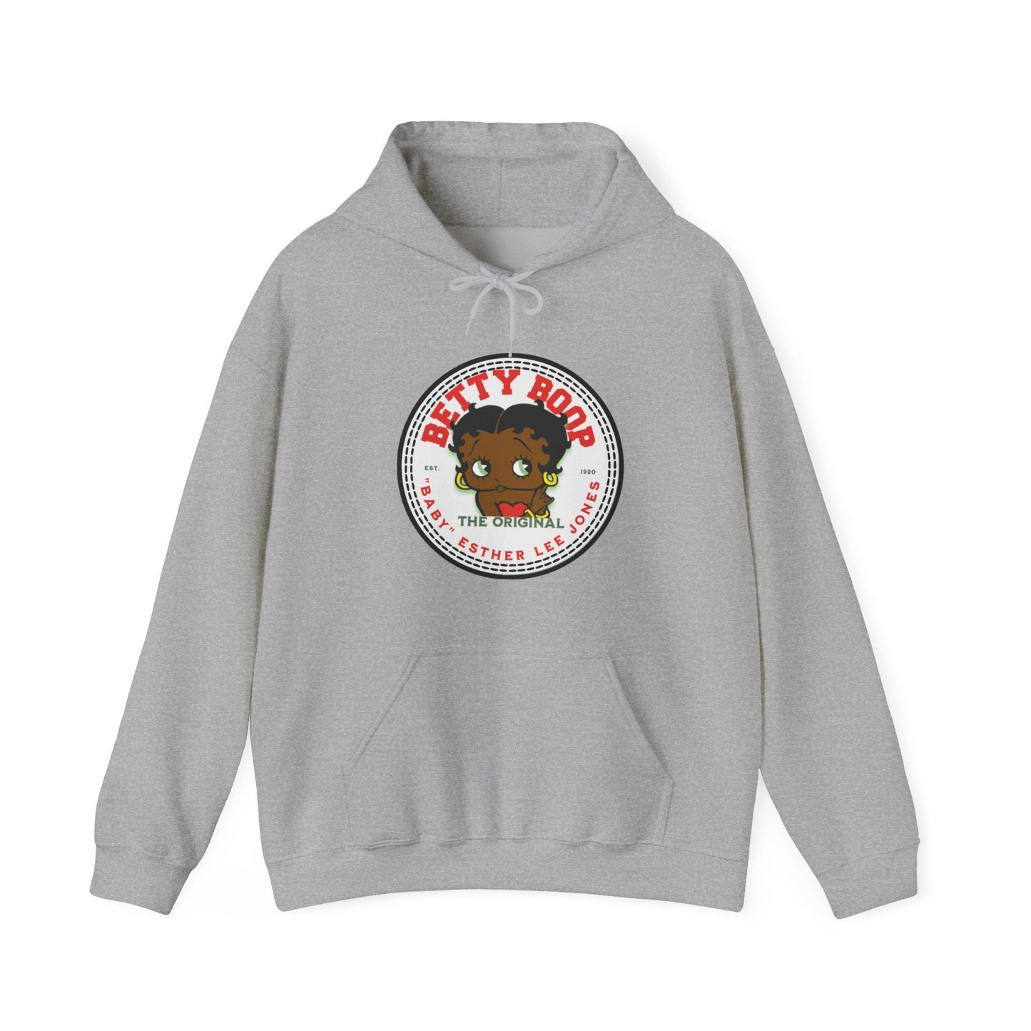 Black Betty Boop Unisex Hooded Sweatshirt, African American Graphic Sweater, Heavy Blend™ Pullover, Unique Gift