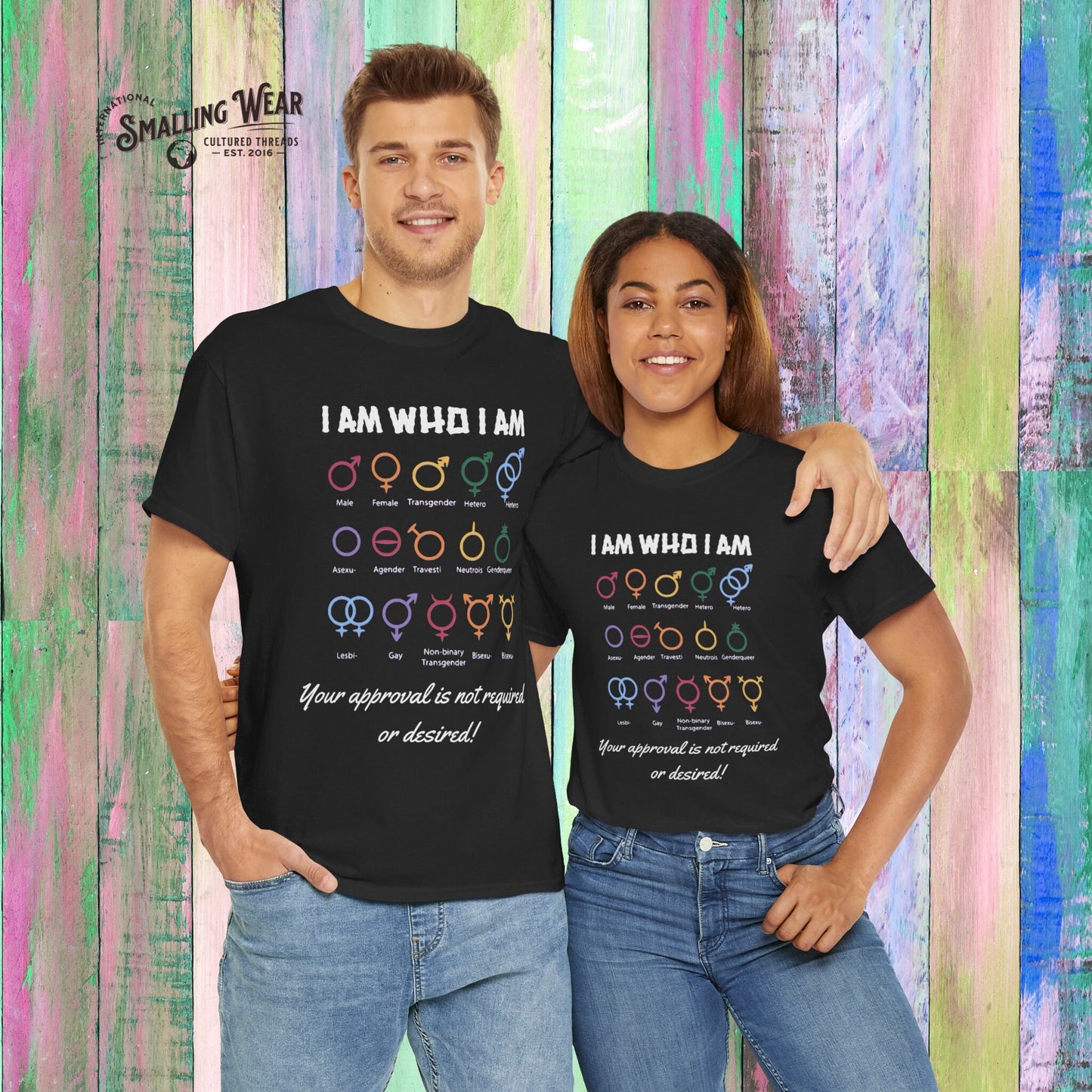 Pride Statement Tee, "I Am Who I Am" T-shirt, LGBTQ Rights Shirt. gift