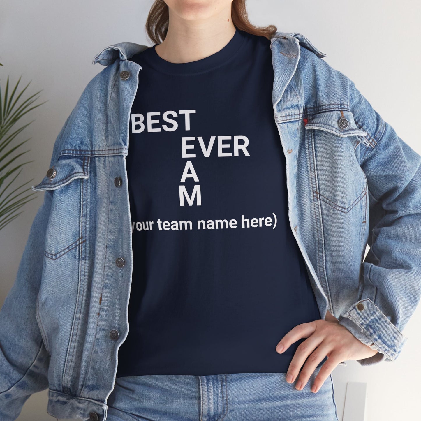 Best Team Ever T-shirt, Personalized, Sports Fan Tee, Game Day Shirt, Team Spirit Gift, Athletic Apparel