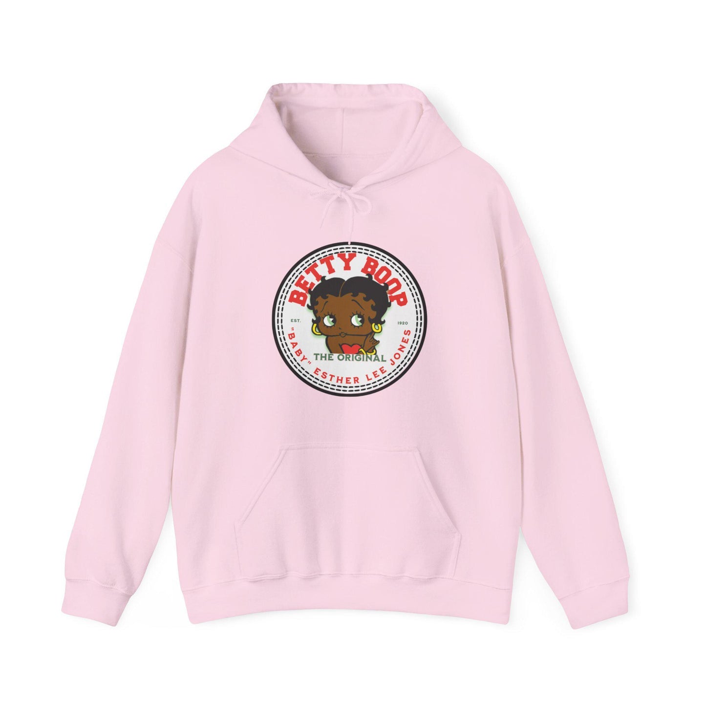 Black Betty Boop Unisex Hooded Sweatshirt, African American Graphic Sweater, Heavy Blend™ Pullover, Unique Gift
