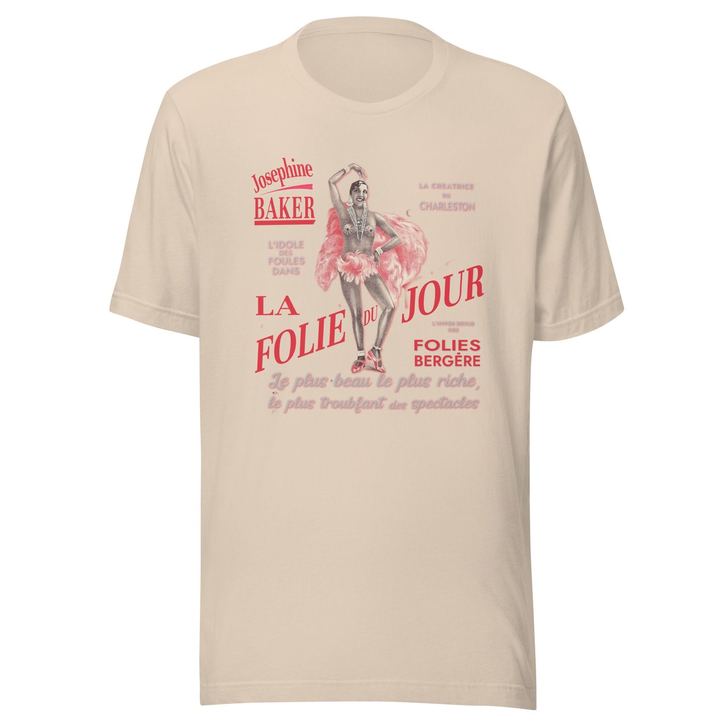 Josephine Baker  Tee  - Black Girl Magic - Bronze Venus -Black History, Show girl Unisex t-shirt - Black Womans Gift - African