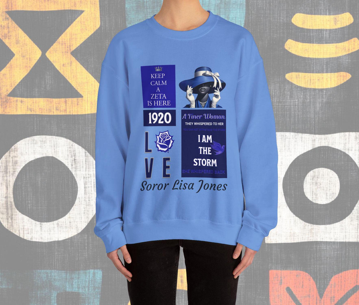 Greek Life Sweatshirt, Sorority Sister Gift, Customizable College Tee, Divine Nine Shirt, Personalized Crewneck, Sisterhood Apparel