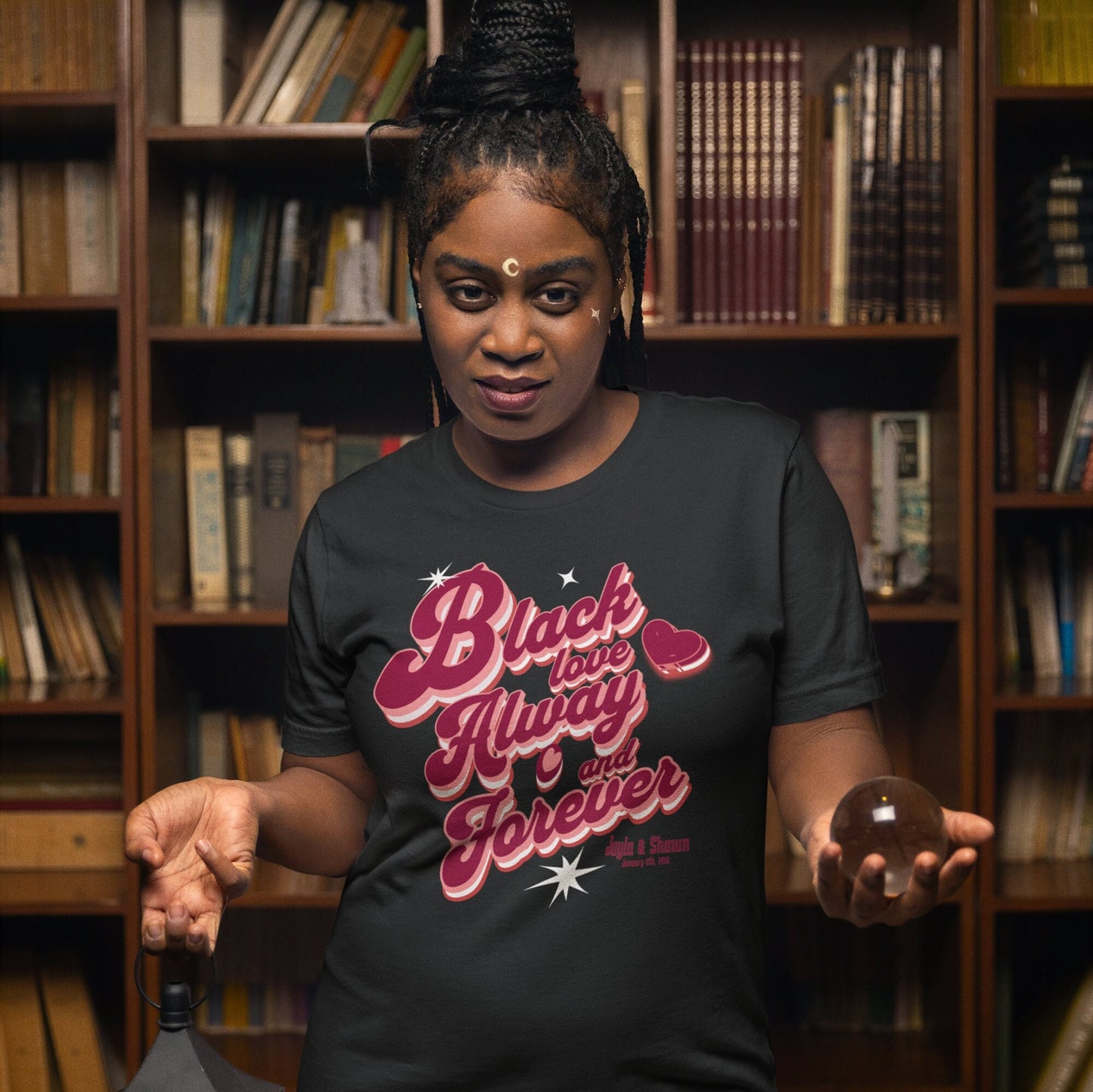 Black Love Tshirt, African American Tee, Valentine's Day Shirt, Personalized Gift Unisex Jersey Short Sleeve Tee