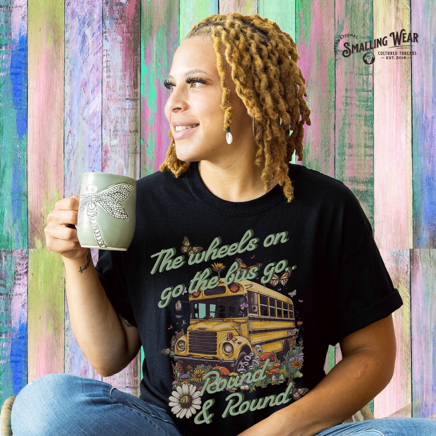 School bus t-shirt Field trip Anyone Gift for bus driver shirt  Cute the wheels on the bus go round and round Driver Gift Appreciation Tee