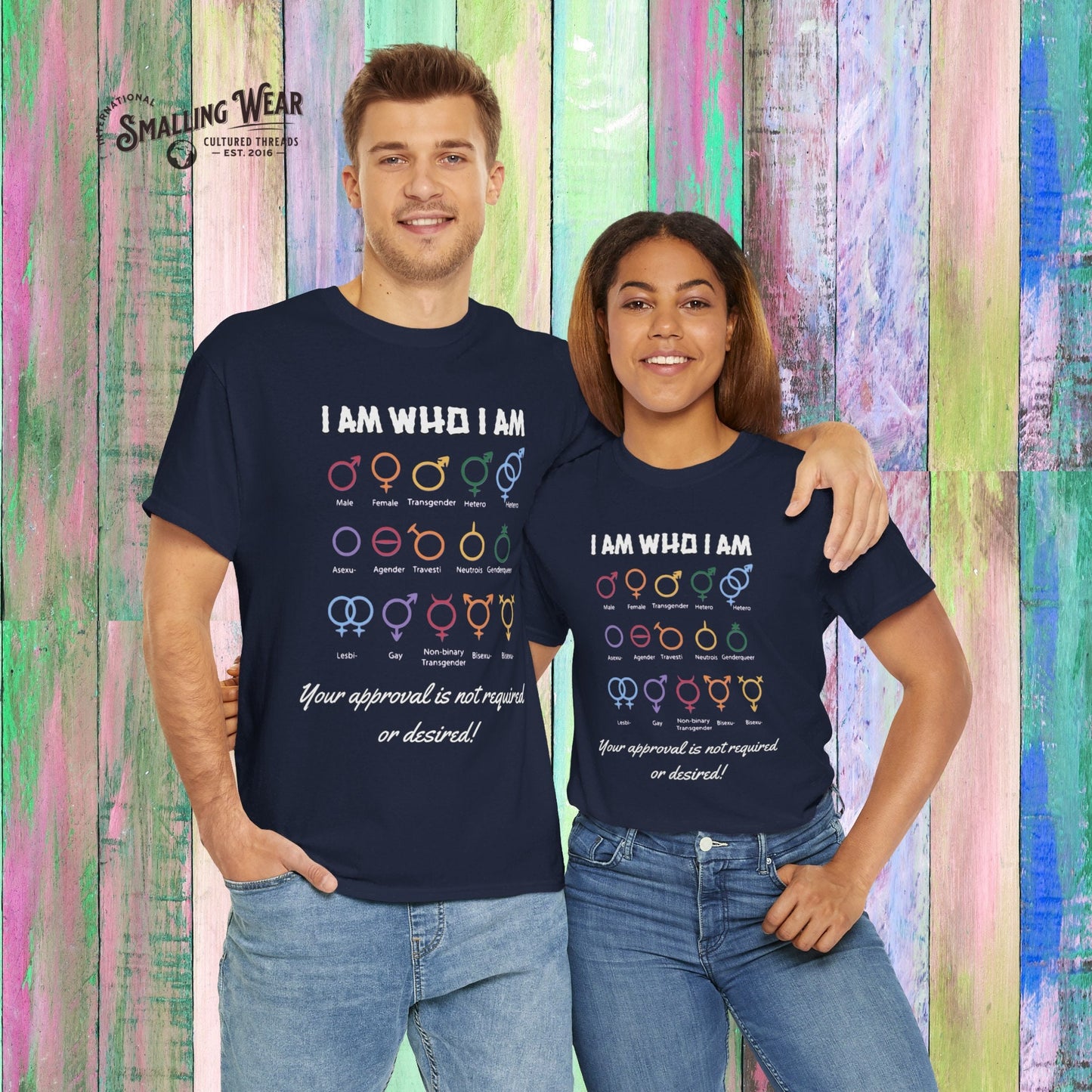 Pride Statement Tee, "I Am Who I Am" T-shirt, LGBTQ Rights Shirt. gift