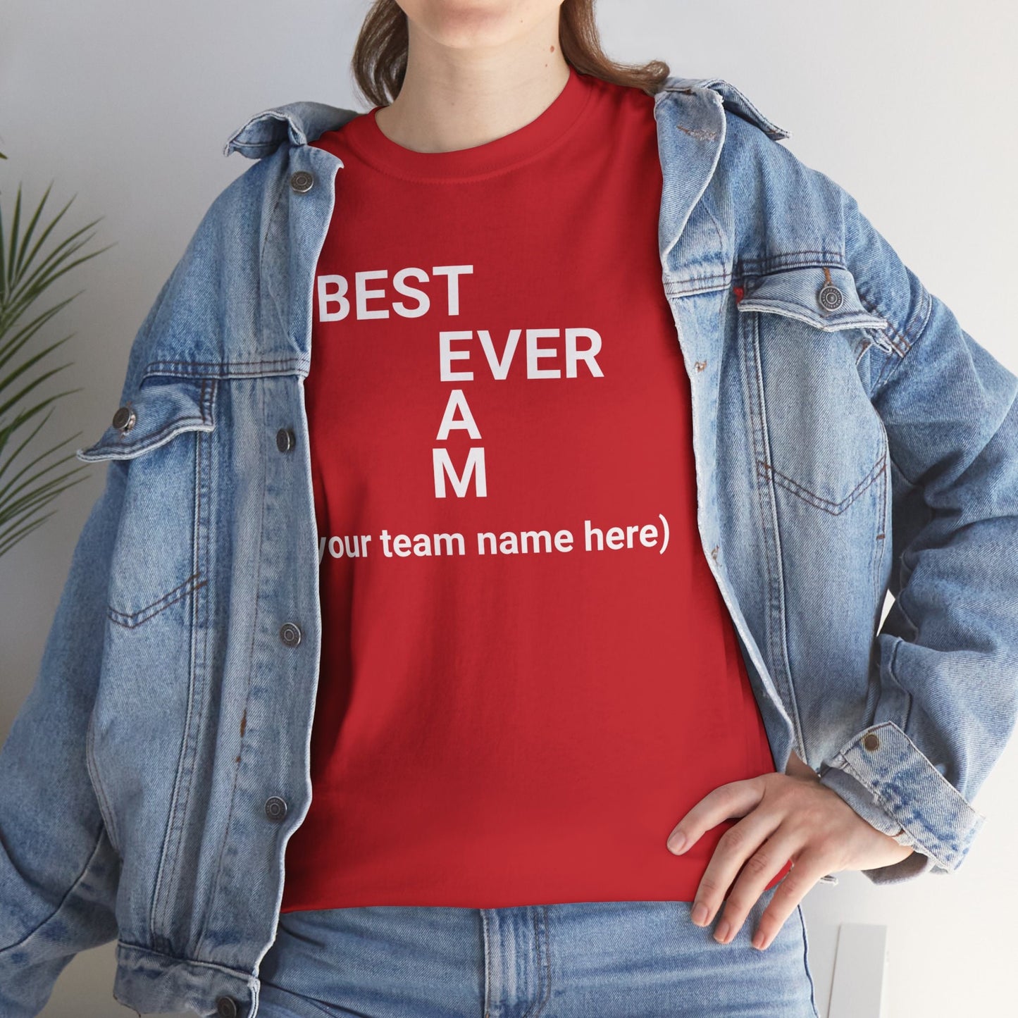 Best Team Ever T-shirt, Personalized, Sports Fan Tee, Game Day Shirt, Team Spirit Gift, Athletic Apparel