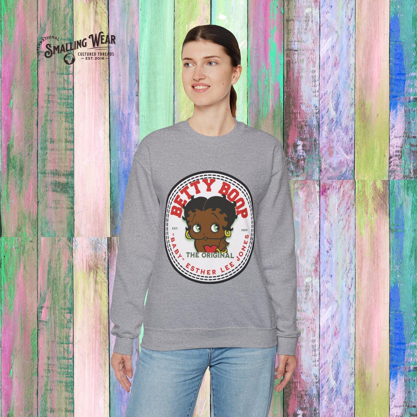 Black Betty Boop Tribute Sweatshirt, Original Betty Baby Esther LeeJones, African American Betty Boo, Graphic Tee, Betty Boop Gift