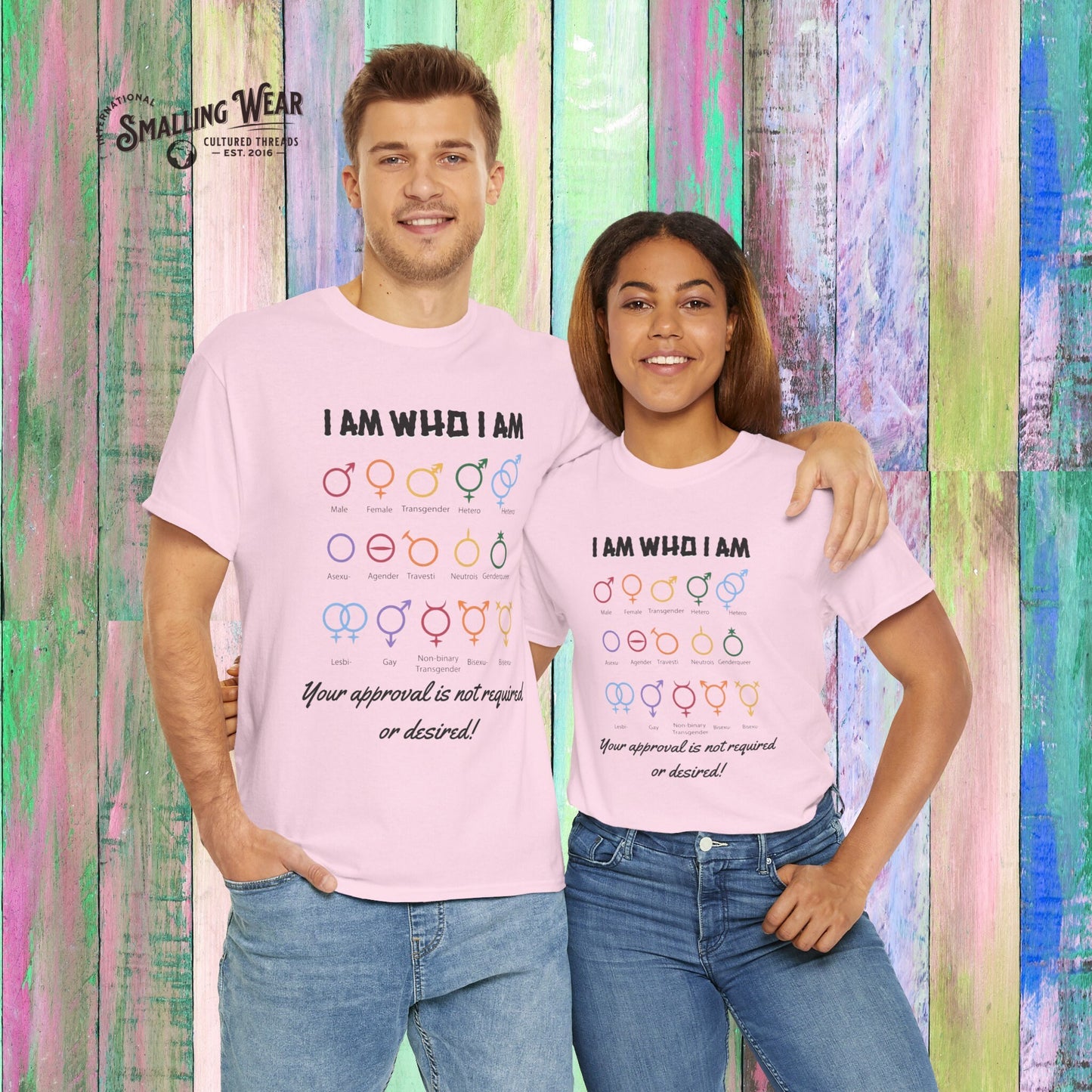 Pride Statement Tee, "I Am Who I Am" T-shirt, LGBTQ Rights Shirt. gift