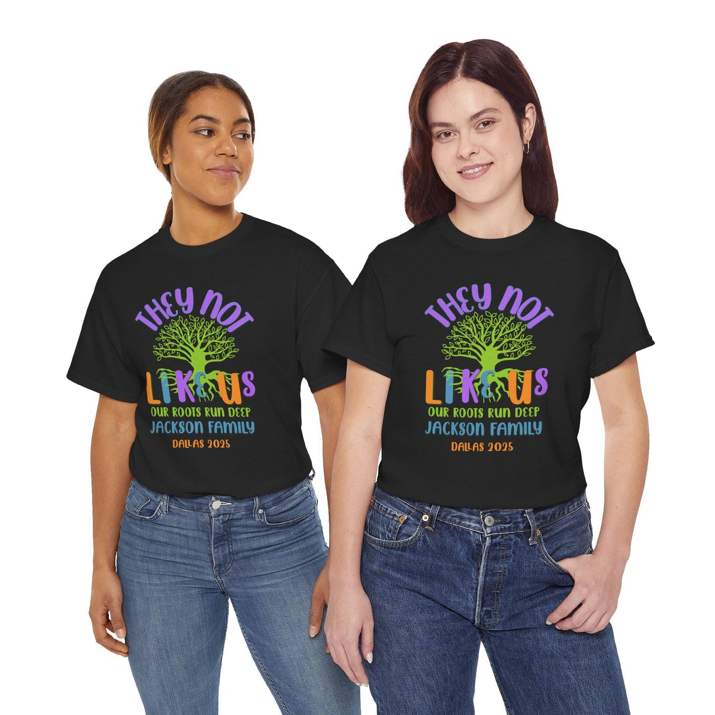 Family Roots Unisex Tee, Heritage T-Shirt, Genealogy Pride Shirt, Family Reunion Apparel - Not like us, Ancestry