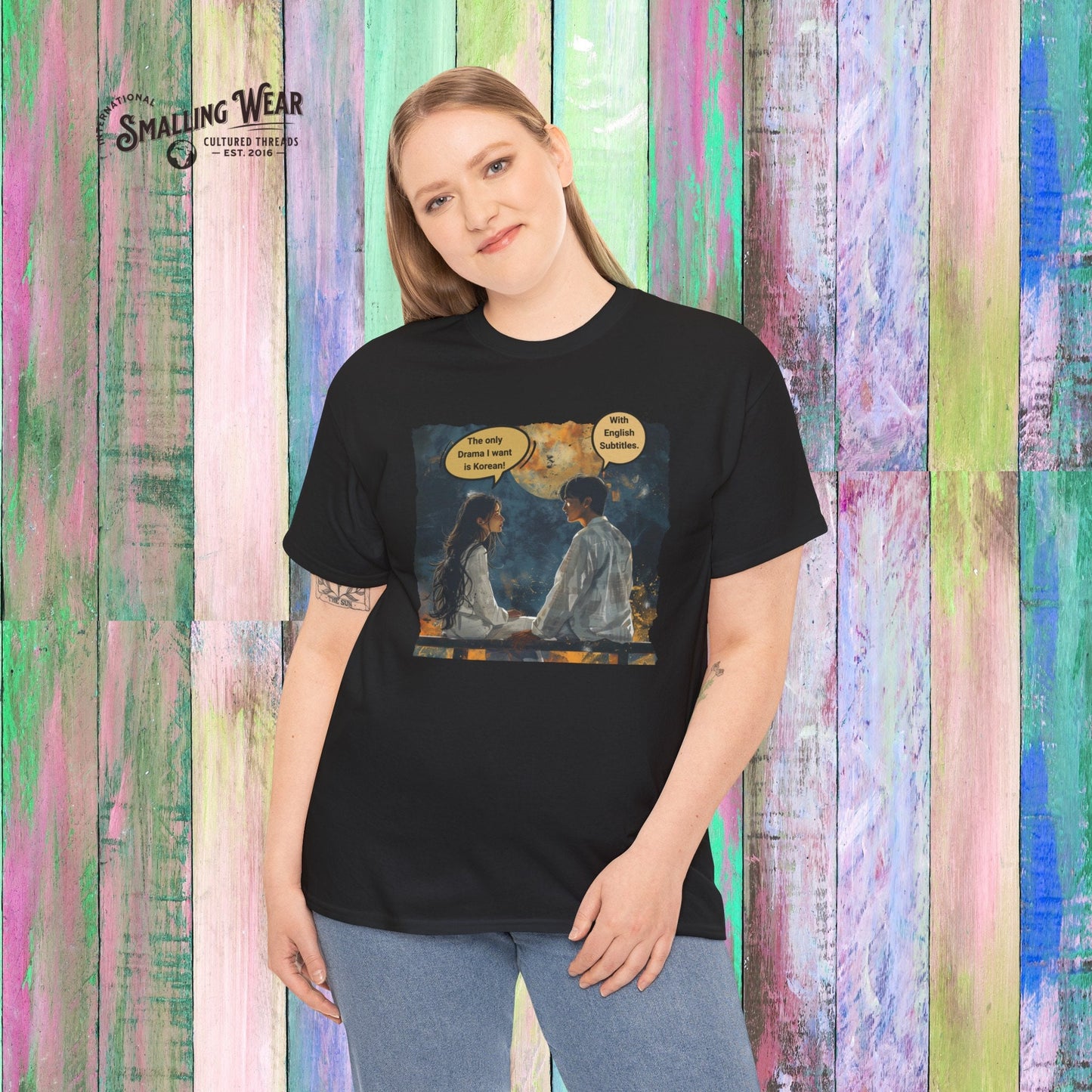 The only drama I need KDrama Korean Drama Addict Tee, K-Pop T-shirt, Trendy Graphic Tee, Korean Drama Gift Shirt, Mother's Day Gift