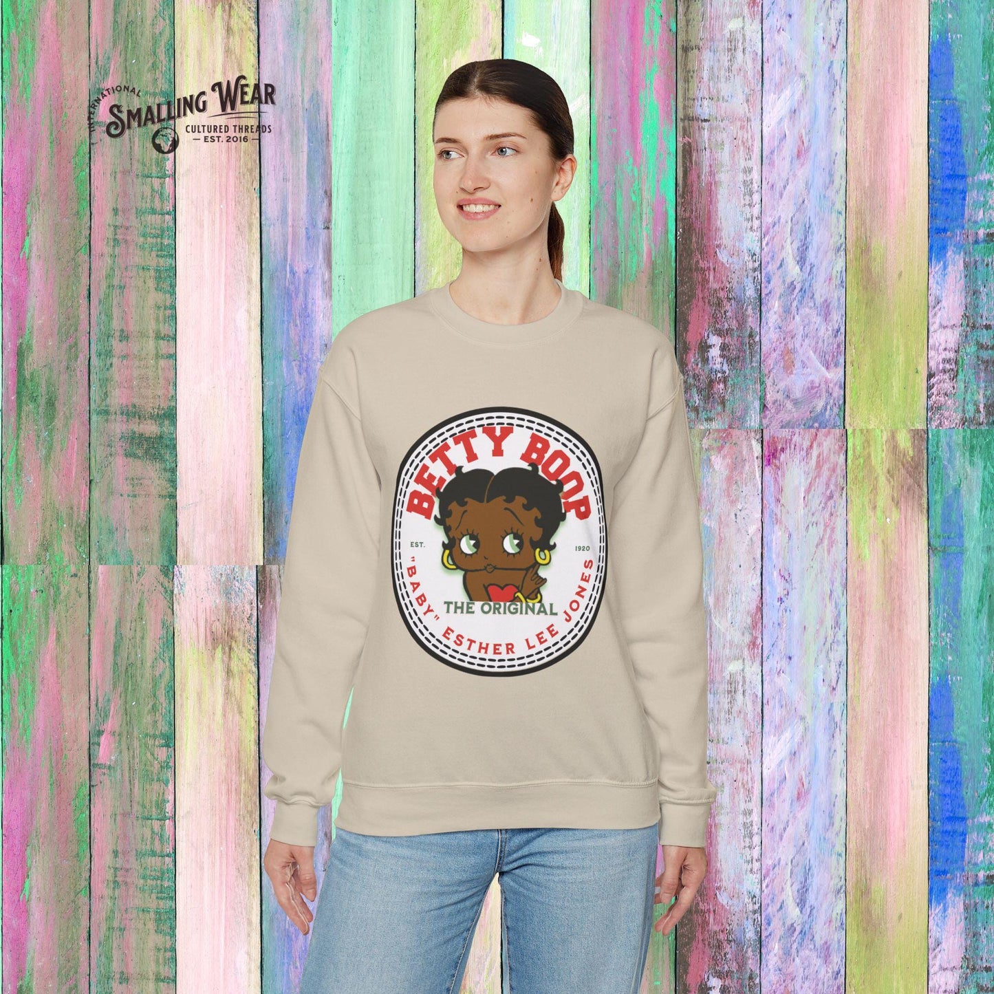 Black Betty Boop Tribute Sweatshirt, Original Betty Baby Esther LeeJones, African American Betty Boo, Graphic Tee, Betty Boop Gift