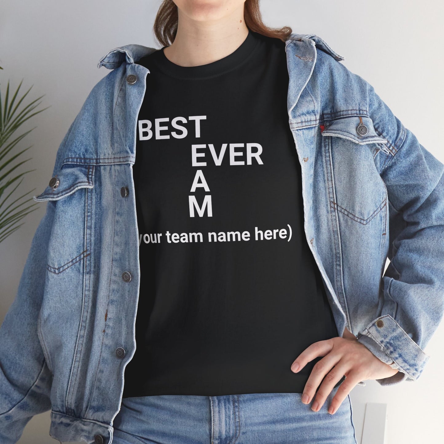 Best Team Ever T-shirt, Personalized, Sports Fan Tee, Game Day Shirt, Team Spirit Gift, Athletic Apparel
