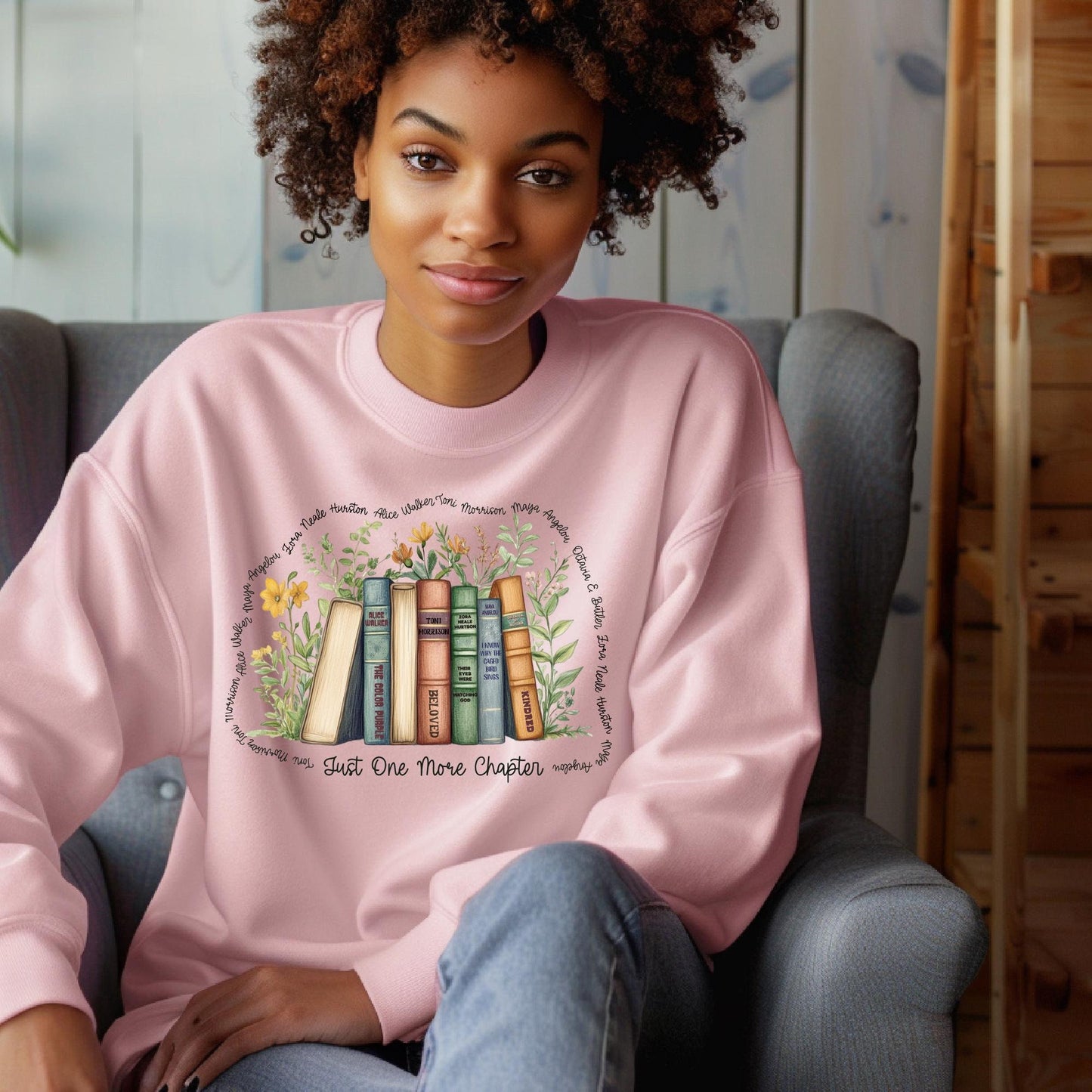 Black Women Authors Reading Books Unisex Sweatshirt, Literature Lover Gift, Bookworm Apparel, African American Women Writers Top, Book Club
