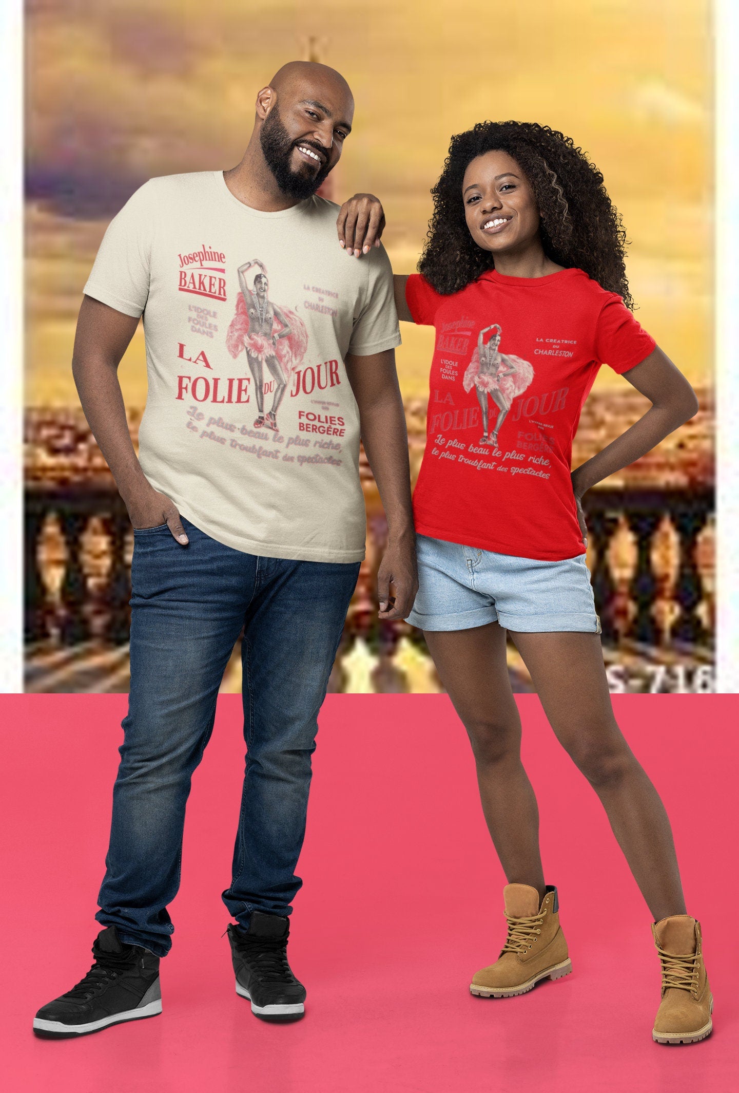 Josephine Baker  Tee  - Black Girl Magic - Bronze Venus -Black History, Show girl Unisex t-shirt - Black Womans Gift - African